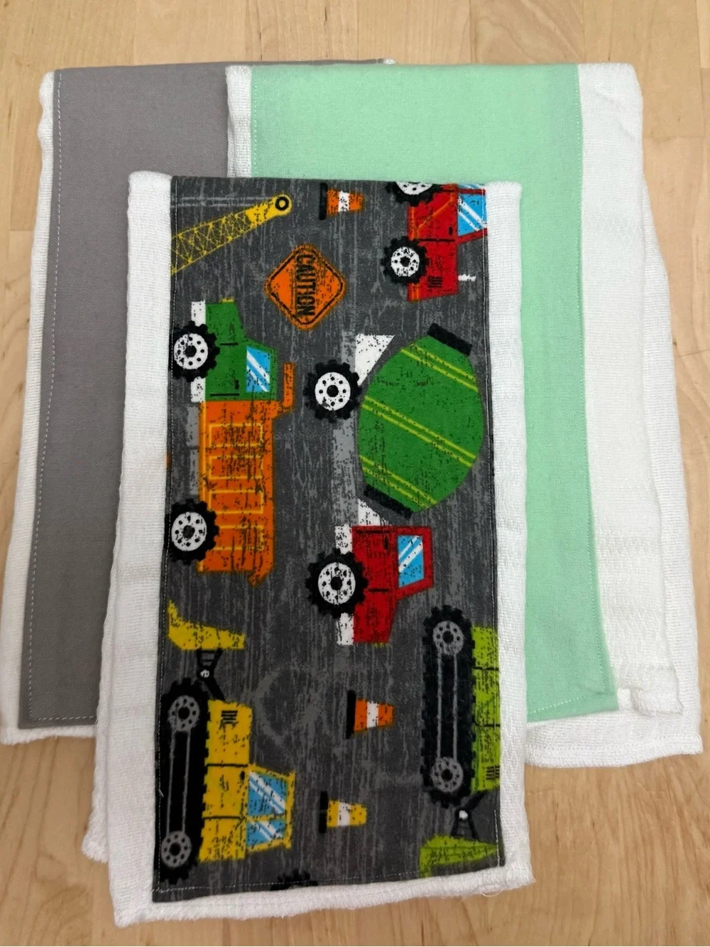 Handmade Baby Burp Cloths